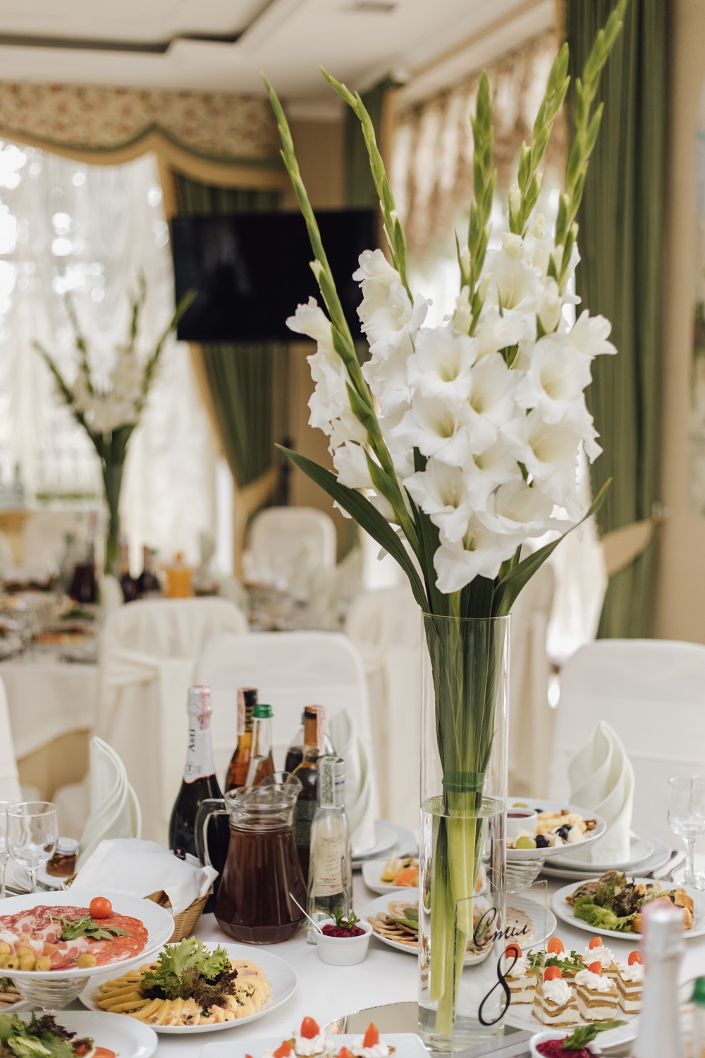 Décoration-mariage-buffet-mariage-fleurs