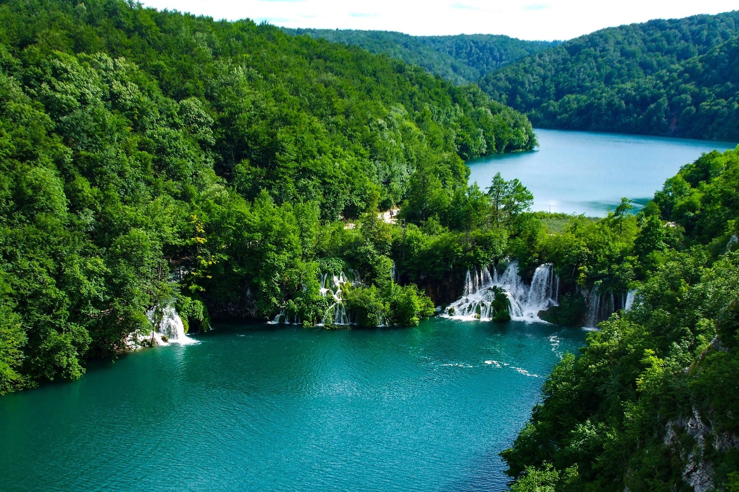 Les-lacs-de-Plitvice-en-Croatie